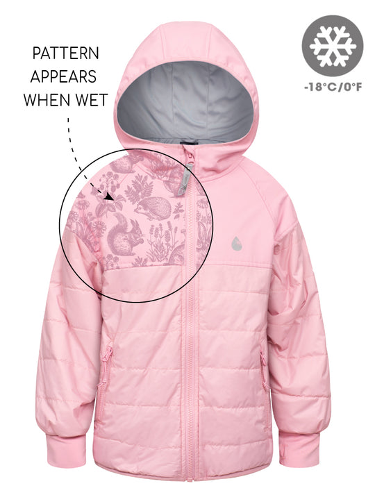 Hydracloud Puffer Jacket - Ballet Pink | Waterproof Windproof Eco