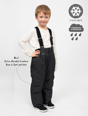 Snowrider Convertible Snow Pants - Black 2026