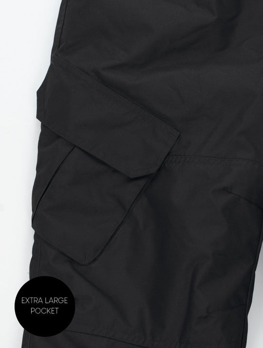 Snowrider Convertible Ski Overalls - Black 2026