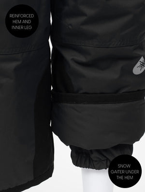 Snowrider Convertible Snow Pants - Black 2026