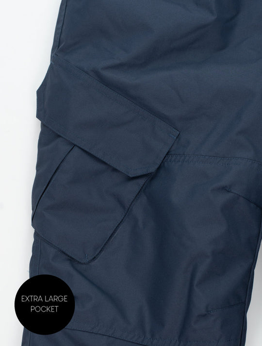 Snowrider Convertible Snow Pants - Navy 2024