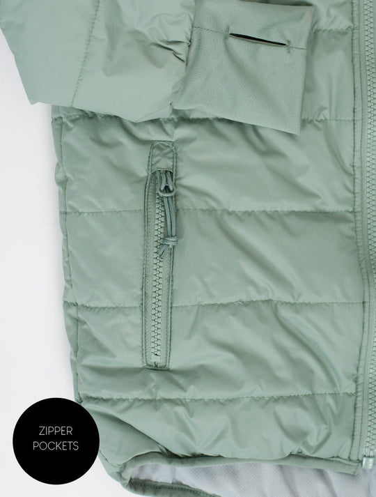 Hydracloud Puffer Jacket - Basil