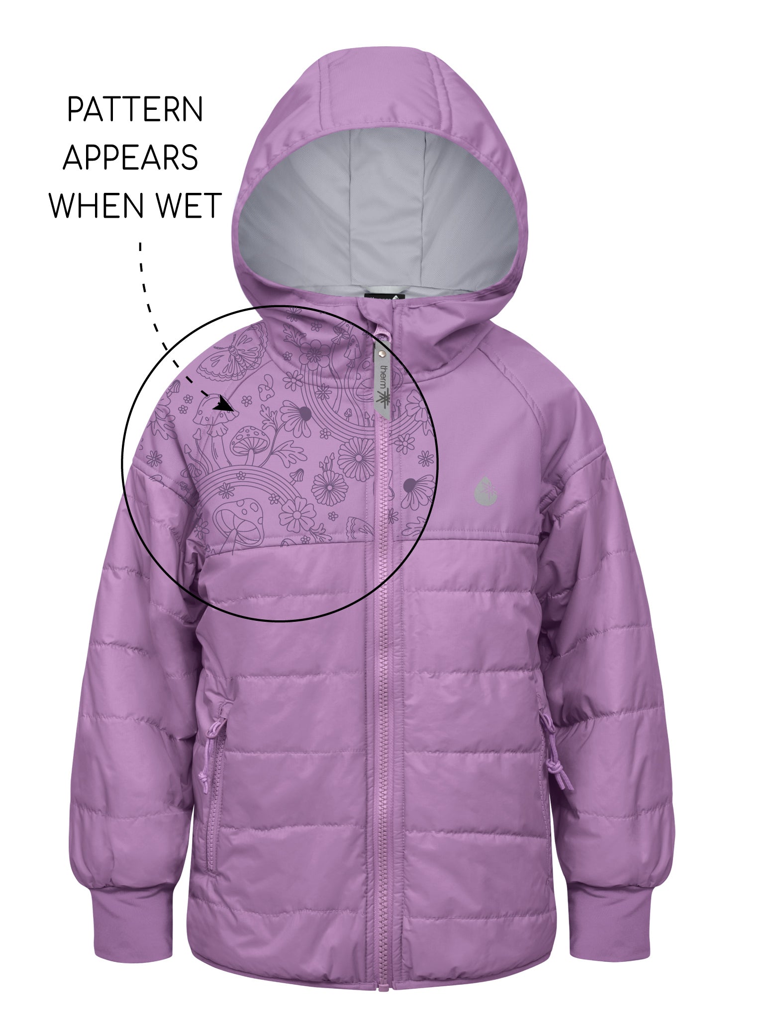 Hydracloud Puffer Jacket Dusty Lavender