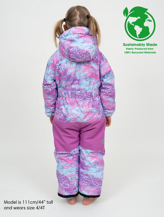 Snowrider One Piece Snowsuit - Rainbow Leopard