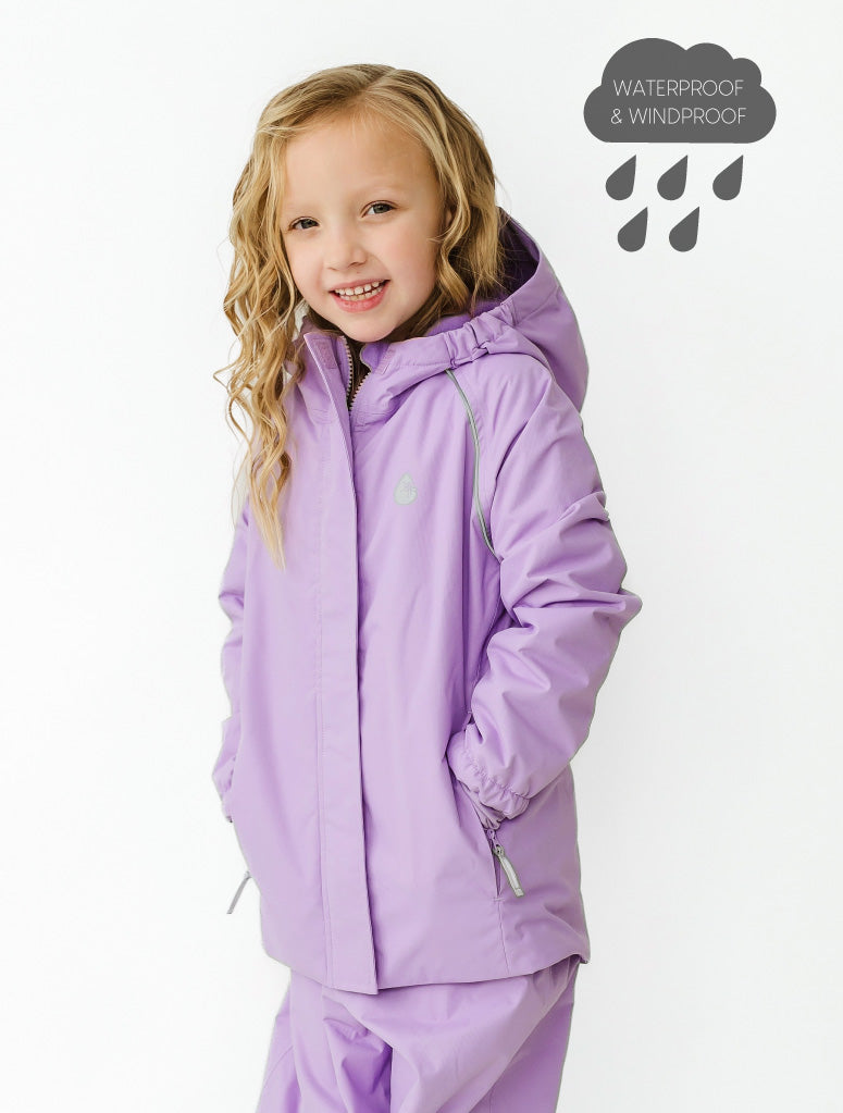 FTS スタジャン SAVE FOR RAINY DAY Kids Fleece Lined Rain Suits | Constellations | Jan & Jul