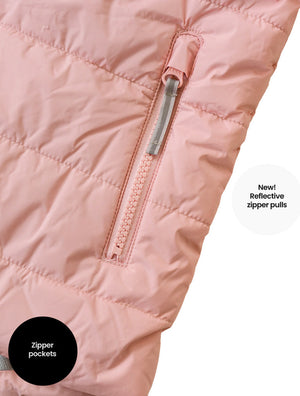 Hydracloud Puffer Jacket - Dusky Pink | Celestial Unicorn