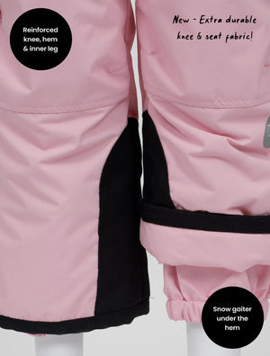 Snowrider Convertible Snow Pants - Dusky Pink