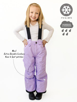 Snowrider Convertible Snow Pants - Periwinkle