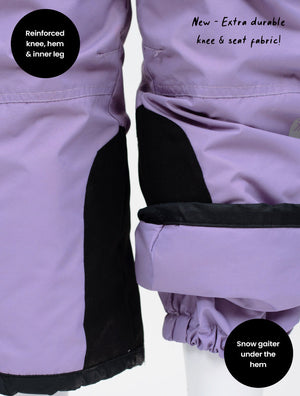 Snowrider Convertible Snow Pants - Periwinkle