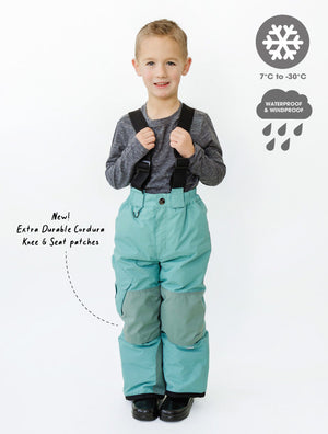 Snowrider Convertible Snow Pants - Seafoam
