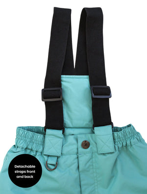 Snowrider Convertible Snow Pants - Seafoam