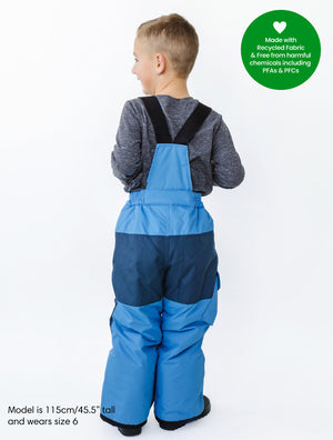 Snowrider Convertible Snow Pants - Tide Blue