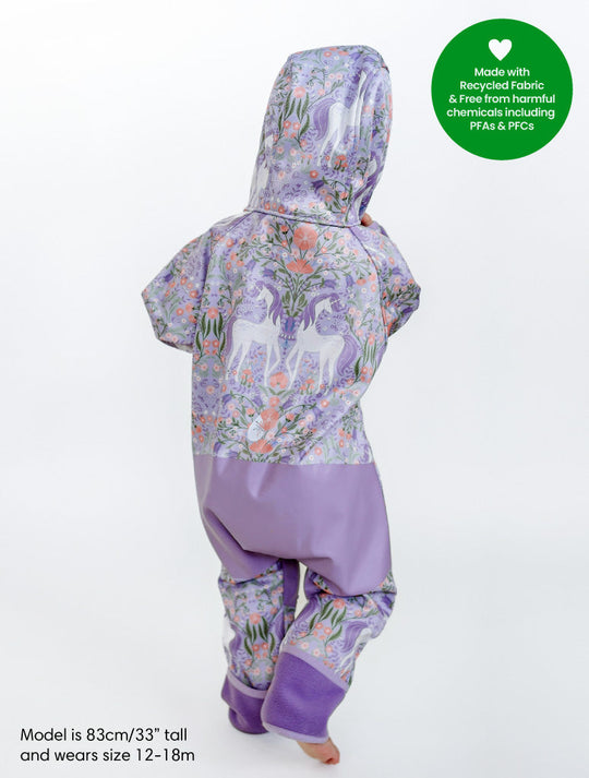 All-Weather Fleece Onesie - Mystic Garden