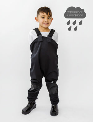 All-Weather Fleece Overalls - Black DAMAGED