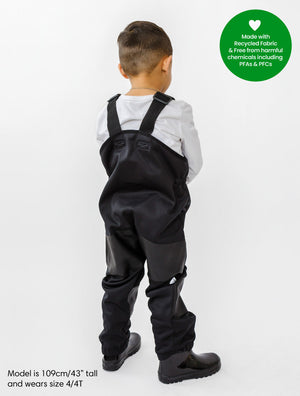 All-Weather Fleece Overalls - Black DAMAGED