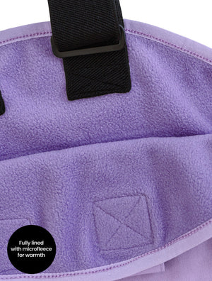 All-Weather Fleece Overalls - Periwinkle DAMAGED