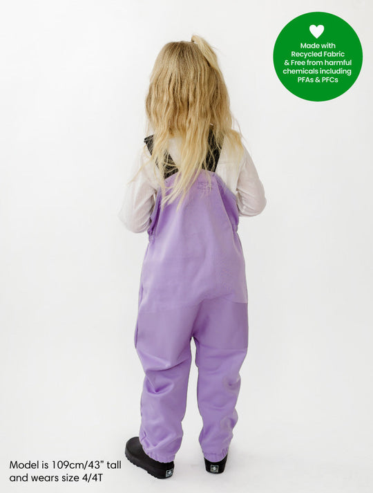 All-Weather Fleece Overalls - Periwinkle DAMAGED