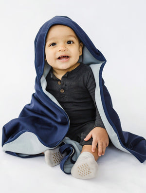 All-Weather Fleece Blanket (Navy)