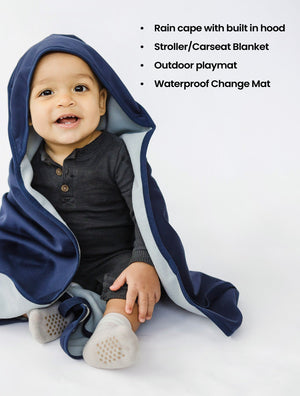 All-Weather Fleece Blanket (Navy)