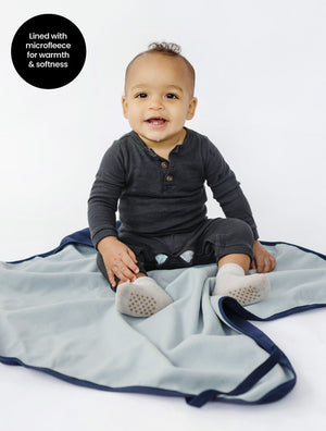 All-Weather Fleece Blanket (Navy)