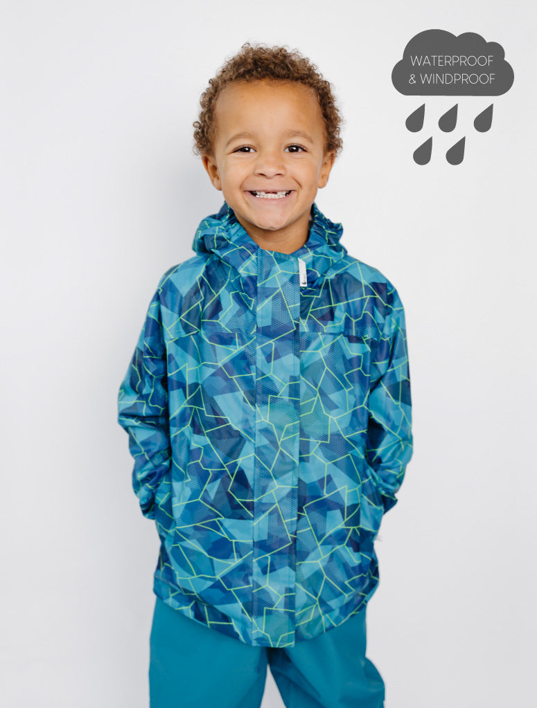 10K Packaway Rainshell - Geo Tech