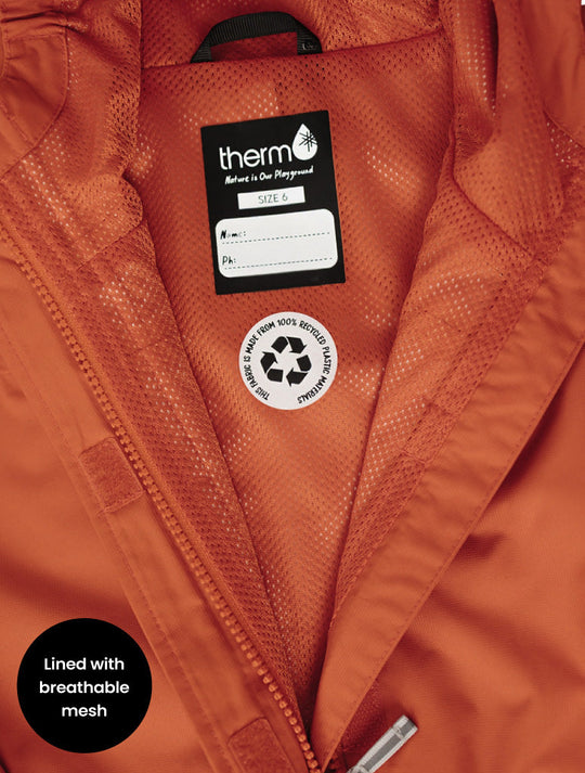 SplashMagic Rainshell - Burnt Orange | Space Pals