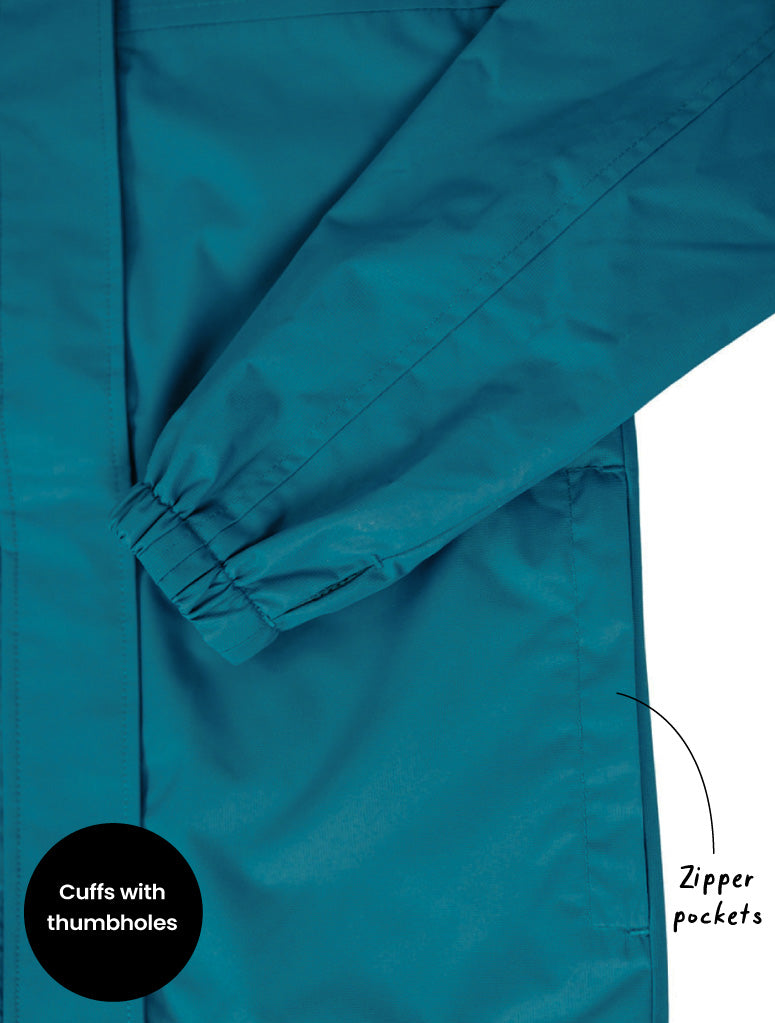 SplashMagic Rainshell - Deep Teal | Dino Skate Crew