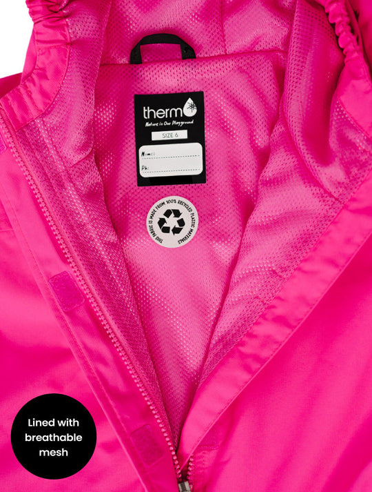 SplashMagic Rainshell - Neon Pink | Leopard Love