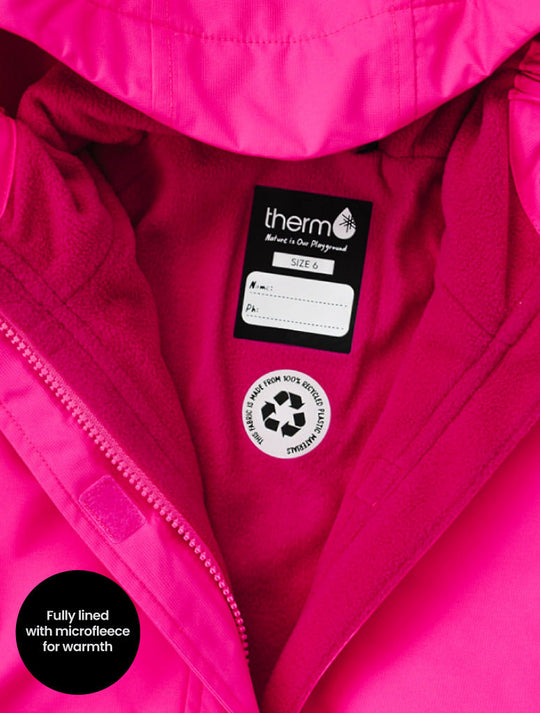 SplashMagic Storm Jacket - Neon Pink | Leopard Love