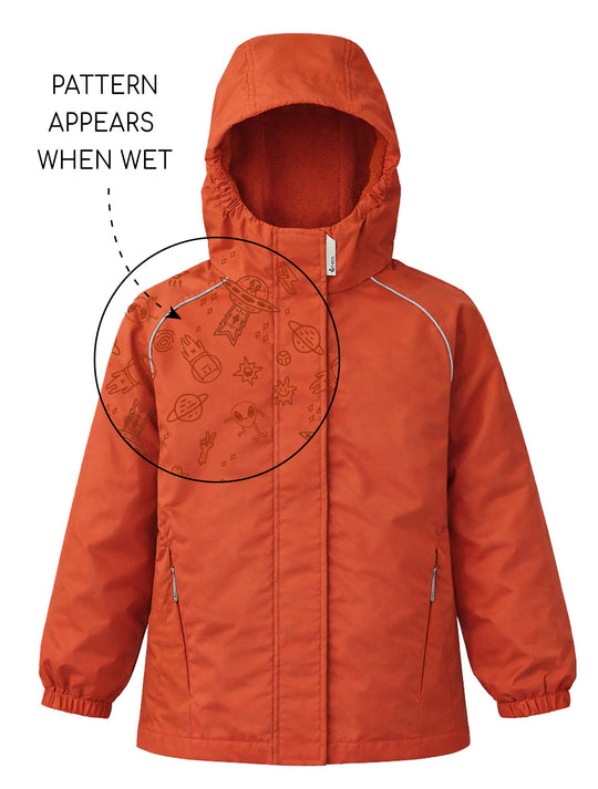 SplashMagic Storm Jacket - Burnt Orange | Space Pals