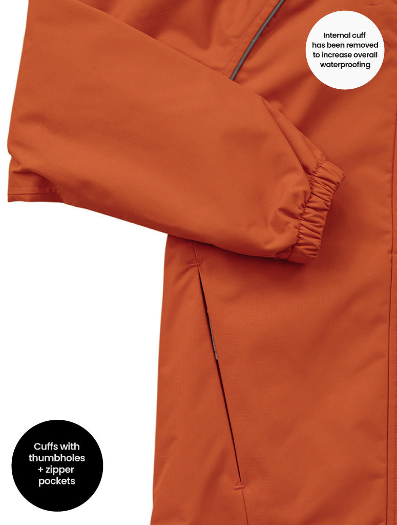 SplashMagic Storm Jacket - Burnt Orange | Space Pals