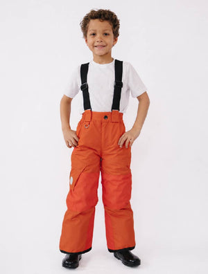 Snowrider Convertible Snow Pants - Burnt Orange