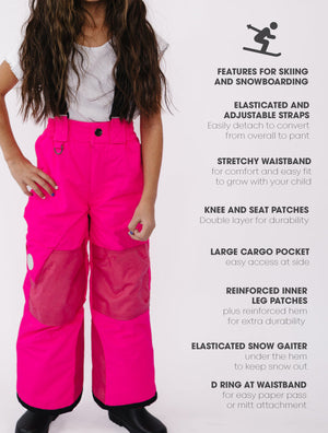 Snow Pants - Neon Pink Add-On