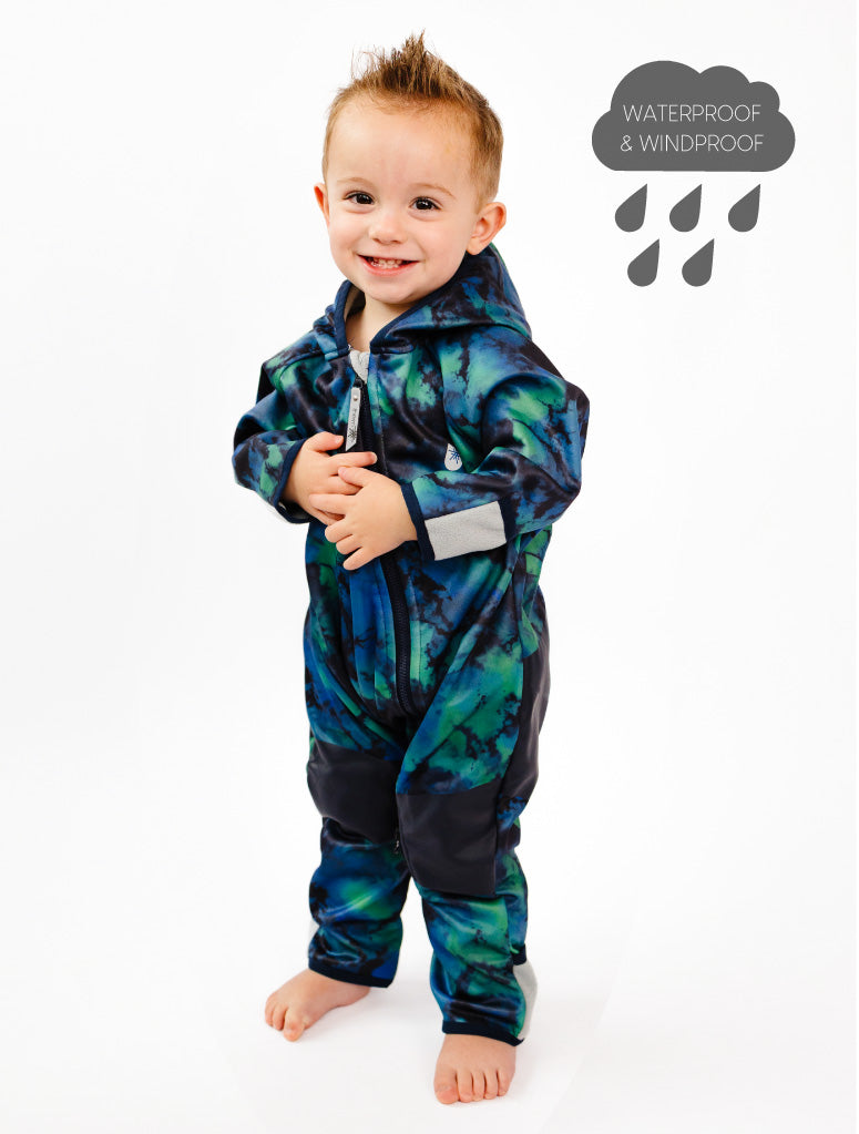 All-Weather Fleece Onesie - Tie Dye