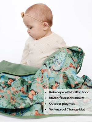 All-Weather Fleece Blanket (Butterfly)