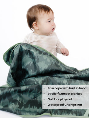 All-Weather Fleece Blanket (Forest Camo)