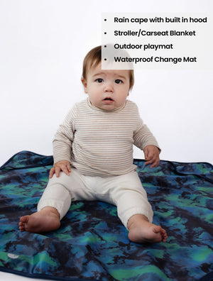 All-Weather Fleece Blanket (Tie Dye)