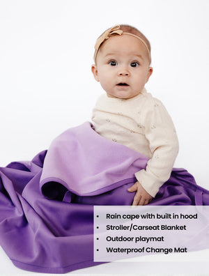 All-Weather Fleece Blanket (Violet)