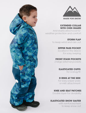 Snowrider One Piece Snowsuit - Geo Tech