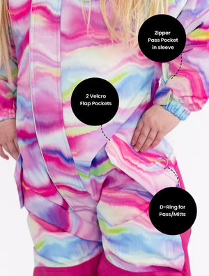 Snowrider One Piece Snowsuit - Rainbow Wave