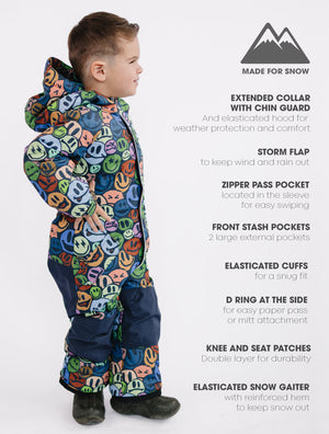 Snowrider One Piece Snowsuit - Smiley