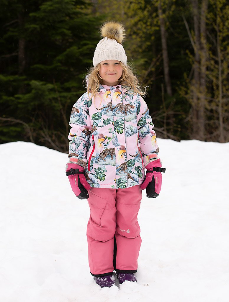 Kids Snowrider Winter Coat - Jungle – Therm Canada