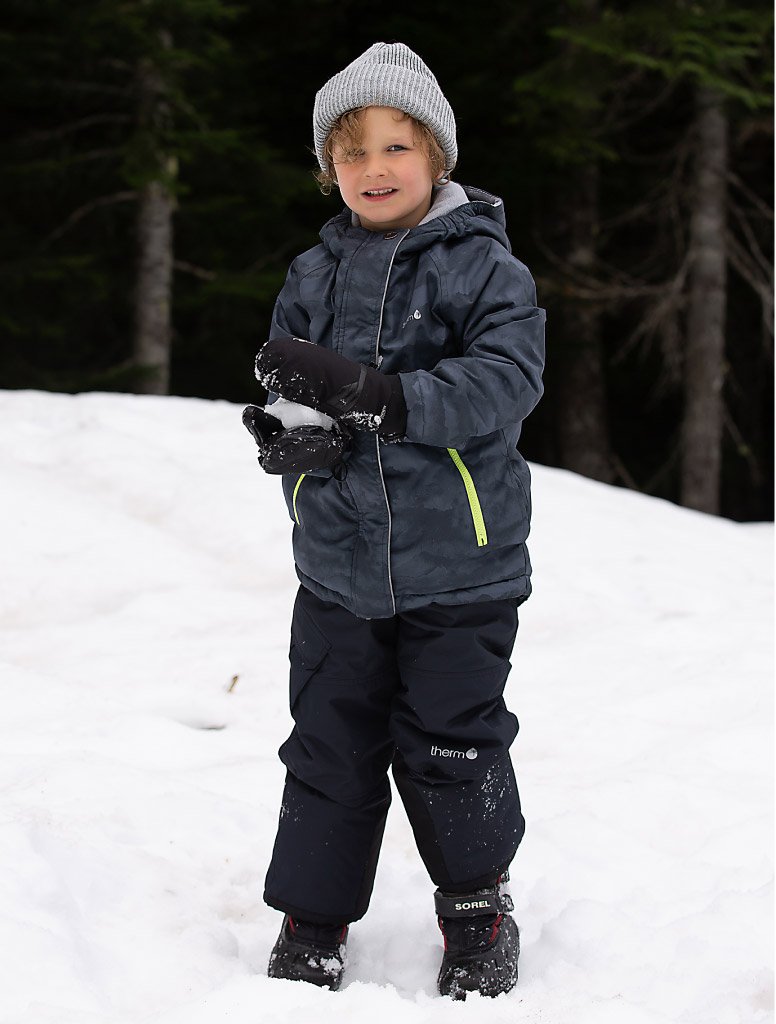 Snowrider Winter Coat - Black Mountain | Waterproof Windproof Eco