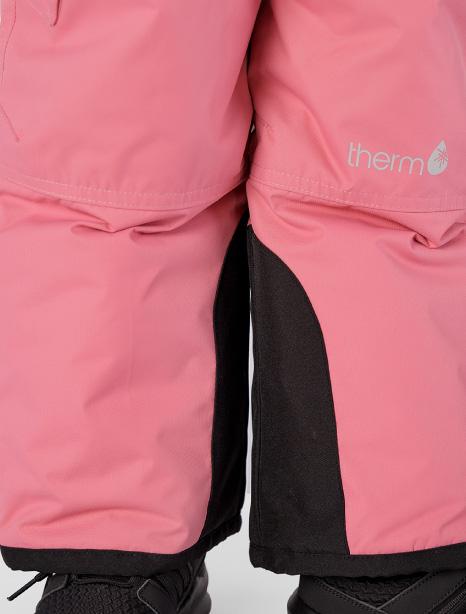 Snowrider Convertible Snow Pants - Camellia Pink | Waterproof Windproof Eco