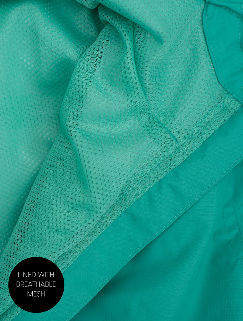 SplashMagic Rainshell - Spearmint | Waterproof Windproof Eco