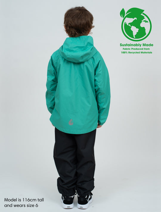 SplashMagic Rainshell - Spearmint | Waterproof Windproof Eco