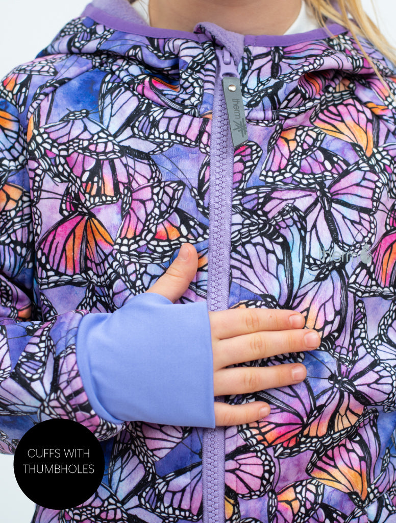 All-Weather Hoodie - Butterfly | Waterproof Windproof Eco