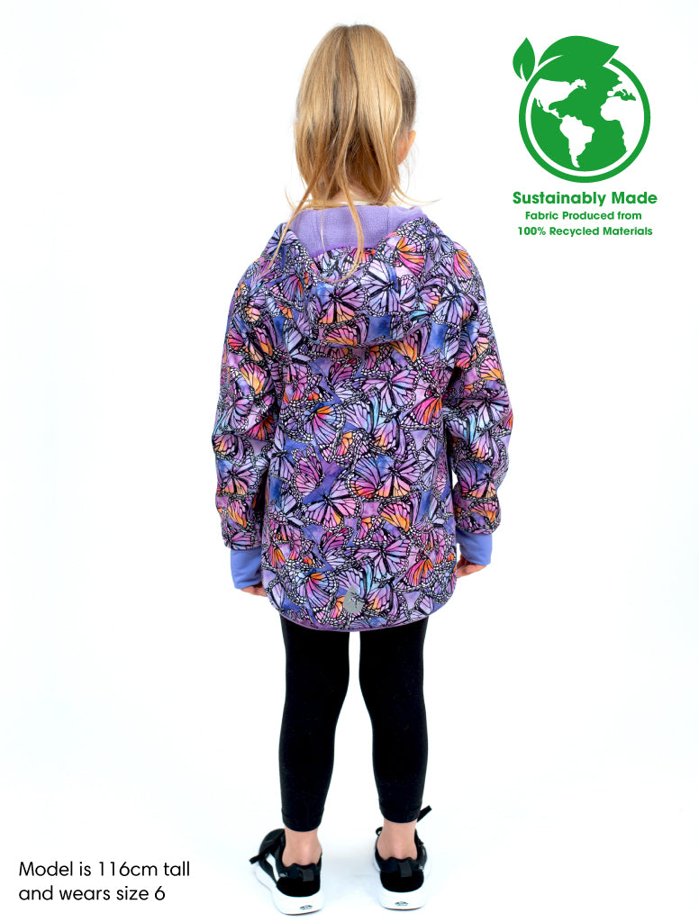 All-Weather Hoodie - Butterfly | Waterproof Windproof Eco