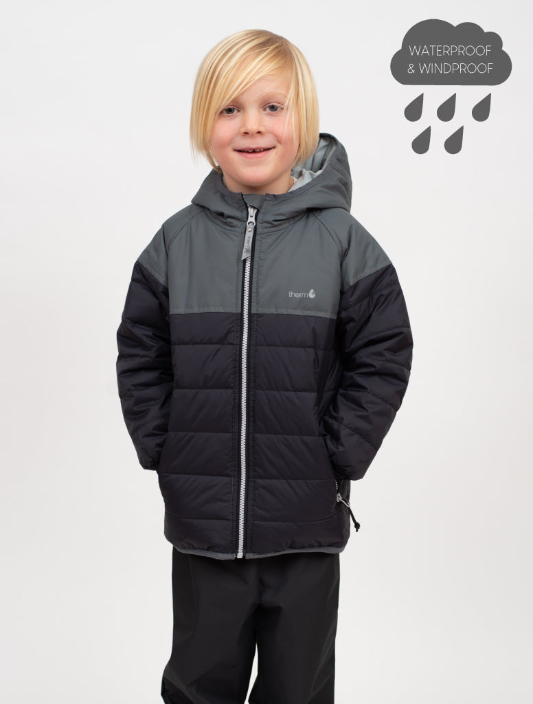 Boys waterproof 2024 puffer jacket