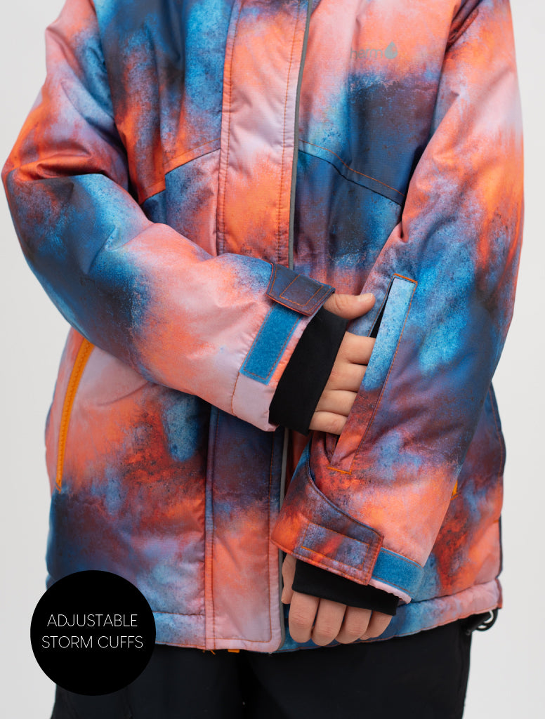 Snowrider Winter Coat - Lava | Waterproof Windproof Eco